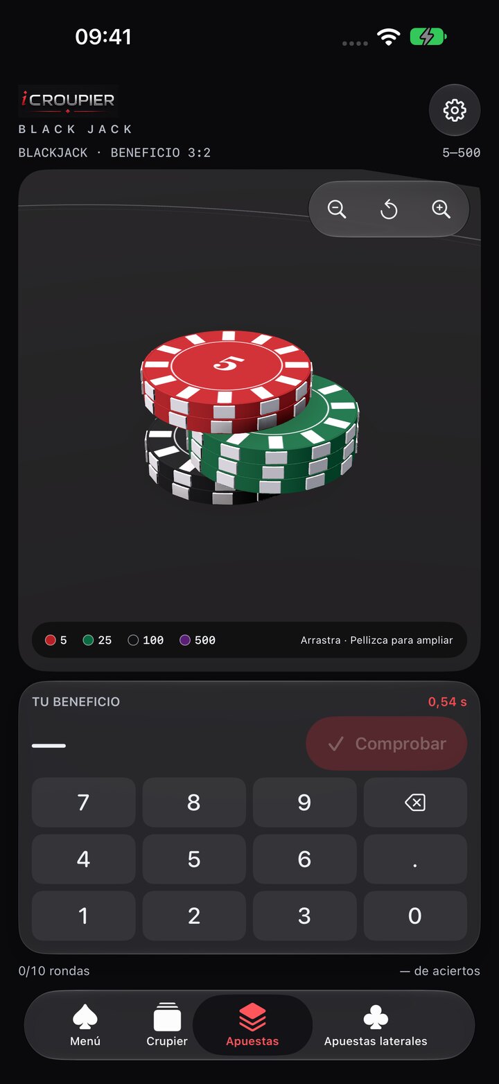 Pantallas de la app · Apuestas y pagos